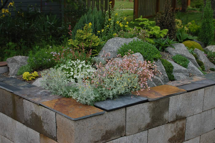 Cinder Block Raised Bed Garden