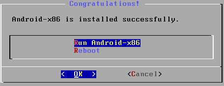 Android Installation Successful 