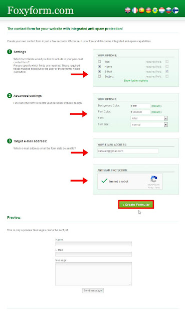 Cara Membuat Form Halaman Contact Us Di Blog Terbaru