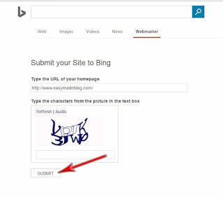 add site to bing