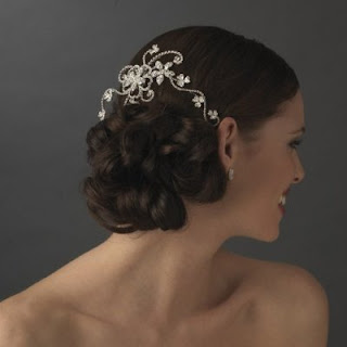 Bridal Comb Headpiece Couture Rhinestone Hair Comb