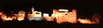 Vista Nocturna del Castillo de Puebla de Sanabria