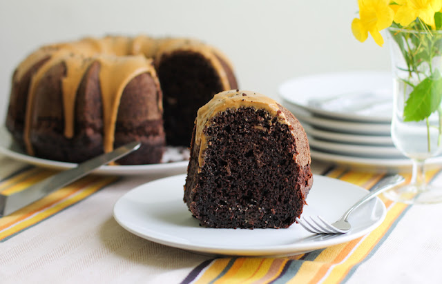 Food Lust People Love: The sourdough starter isn’t an obvious flavor in this sourdough chocolate Bundt cake but the moisture it adds makes this the most tender and light – yet so rich! – chocolate cake I’ve ever tasted.