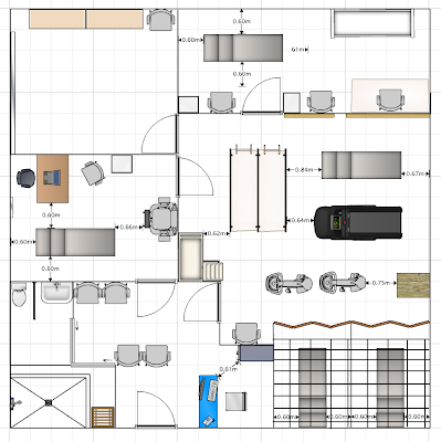 Plano definitivo de mi clínica de fisioterapia