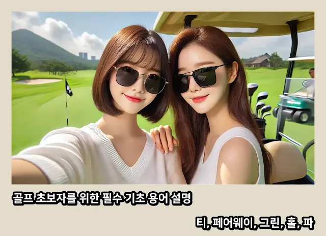 골프 초보자를 위한 필수 기초 용어 설명 티, 페어웨이, 그린, 홀, 파