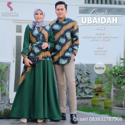 UBAIDAH COUPLE VOL 2 - BUTIK BUSANA MUSLIM TERBESAR DAN TERLENGKAP