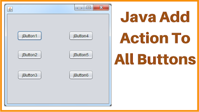 add action to all buttons in java