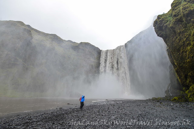 冰島, Iceland, Skogafoss 瀑布