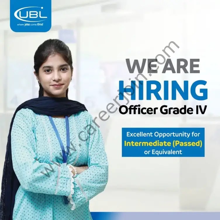 United Bank Limited UBL Officer Grade IV Program 2023 - Latest Advertisement