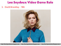 lea seydoux, movie, bond, french, actress, video game, death stranding