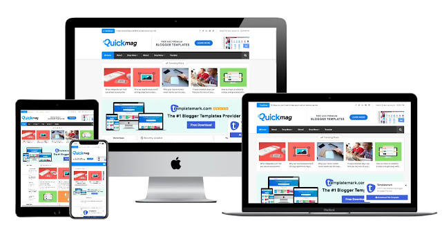 QuickMag Premium Blogger Template Free