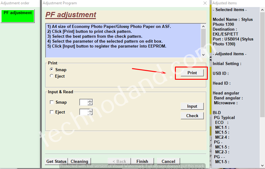 Kalibrasi atau Adjutment Printer Epson 1390 | Technodand