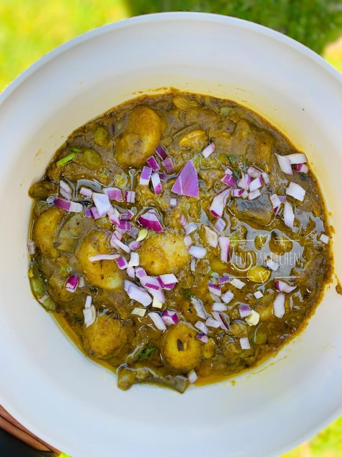 Gujarati Dish Undhiyo/ Undhiyu