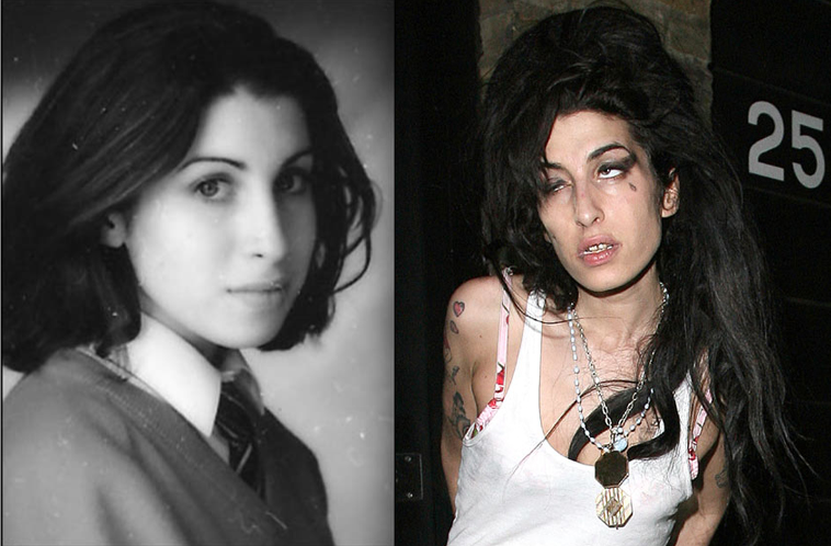 amy winehouse before and after 