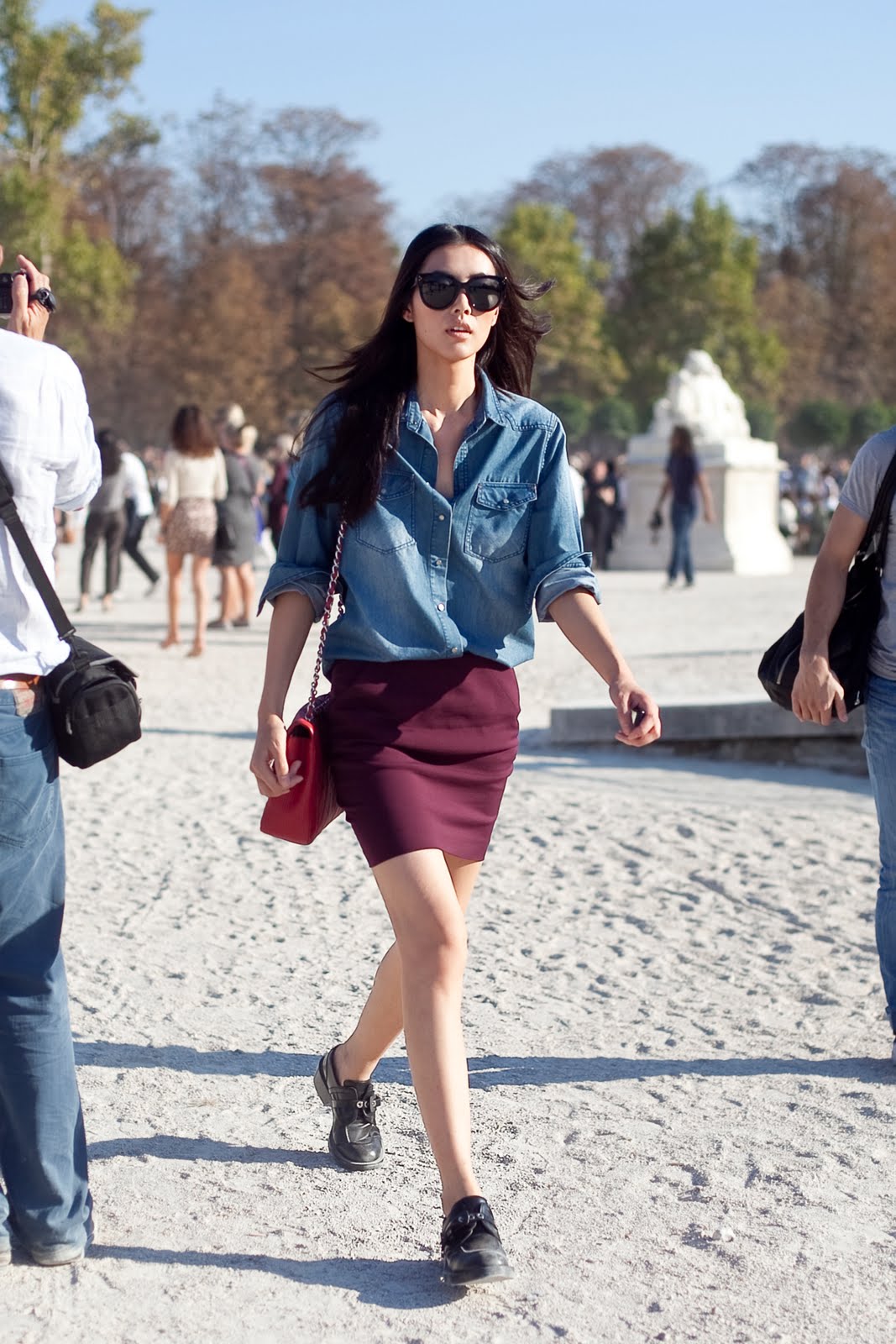 Liu Wen (Marilyn, NY) and Caroline Sieber