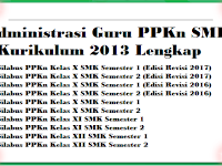 Administrasi Guru PPKn SMK Kurikulum 2013 Lengkap