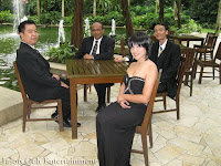 A casual shot of the Jazz Band at Shangrila KL