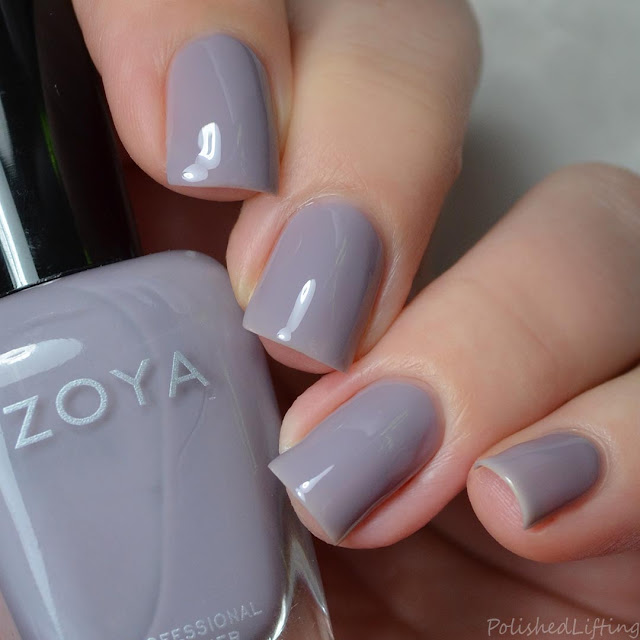 gray crelly nail polish