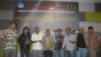 Diskusi Depmufil PWI Pusat dan Kemendikbudristek RI, Bisnis Konser Musik dan Cuan untuk Negara