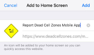 Add Dead Zones Mobile App to Home Screen