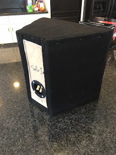 Subwoofer box terminal