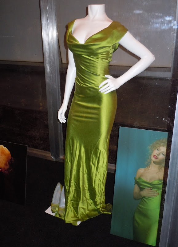 Bound To You Christina Burlesque green dress