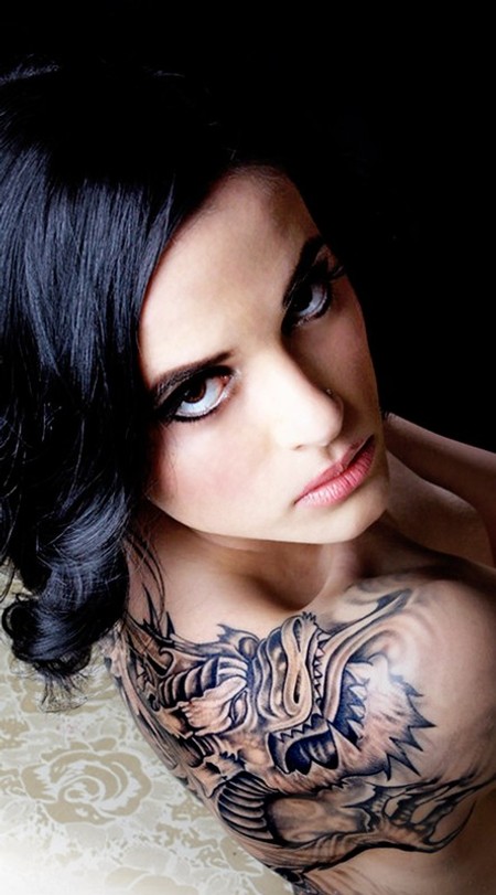 Beautiful Tattooed women in their body