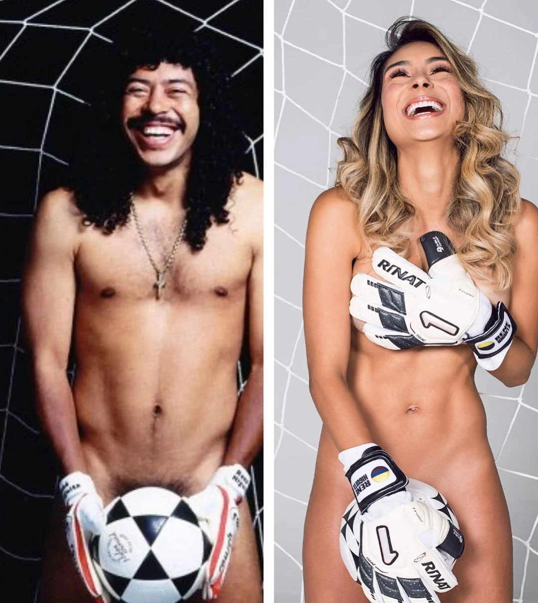 Pamela Higuita poses for a raunchy naked photoshoot