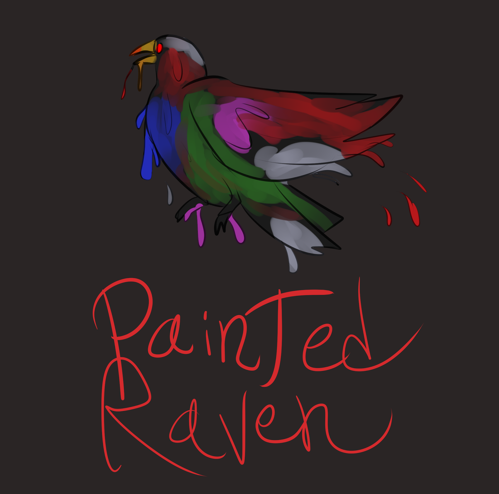 Painted Raven