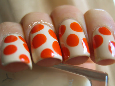 Zoya Jacqueline with orange dots