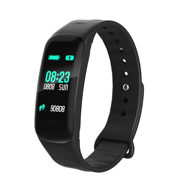 XANES F602 0.96" IPS Color Touch Screen IP67 Waterproof Smart Bracelet Pedometer Heart Rate Blood Pressure Sleep Monitor Fitness Smart Watch
