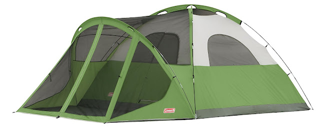 great design and easy set-up Colemen Evanston tent