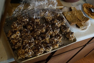 Caramel Popcorn Balls with Chocolate (Photo Credit to Cousin Terry)