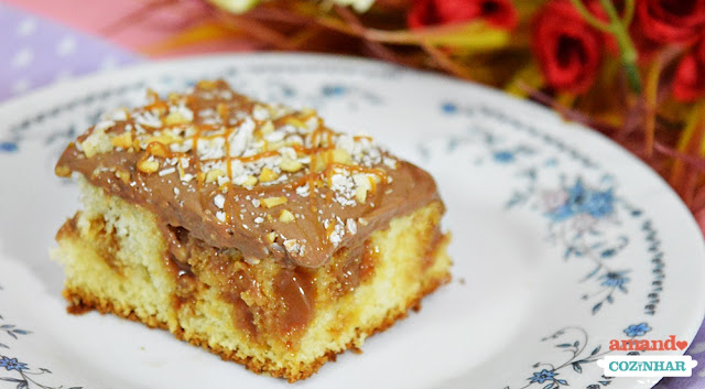 bolo de doce de leite