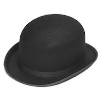 black derby bowler hat for womens sexy sheer steampunk outfit