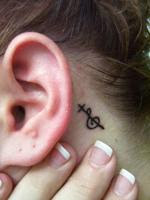 Music Ear Tattoo