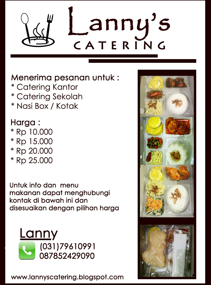 Lanny's Catering: Brochures