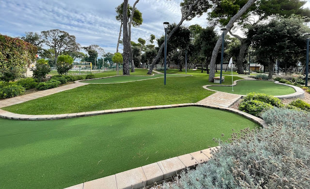 Hotel Pinija Mini Golf in Croatia by Christopher Gottfried, October 2022