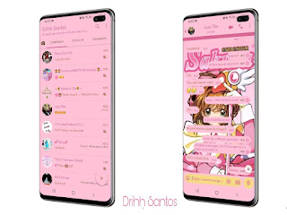 Sakura Girl Theme For YOWhatsApp & Fouad WhatsApp By Driih Santos