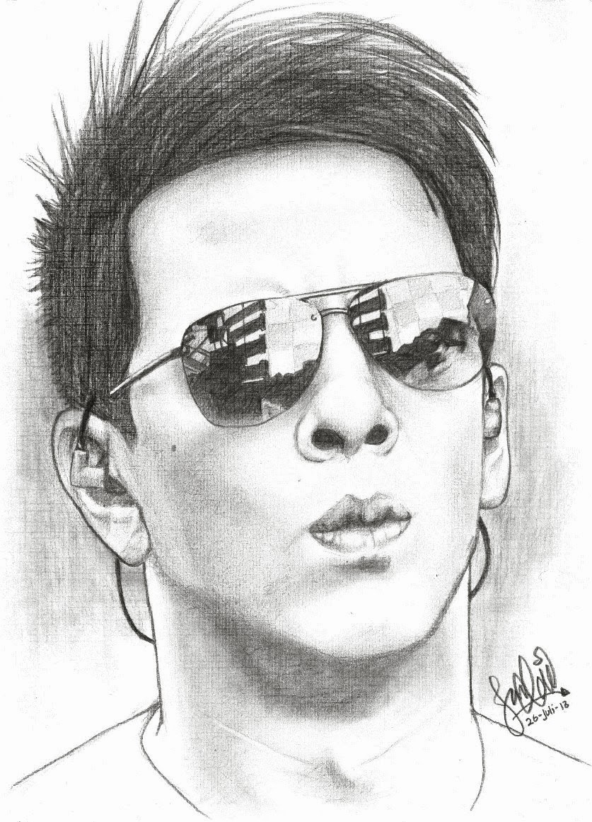 Sketsa Wajah Takiya Genji Shun Oguri JQ Sketch