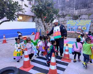 Maio Amarelo em Teresópolis - educação no trânsito - arquivo