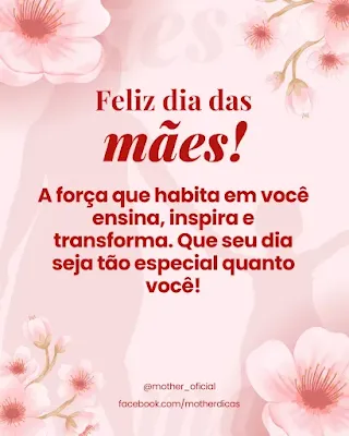 Mensagem para o Dia das Mães para Facebook, Instagram e WhatsApp