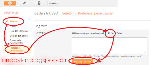 Cara Pasang Meta Description, Title Tag, dan Heading Tag Berbeda tiap artikel 