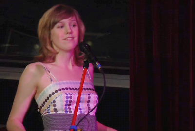 Natalie shakes it live @ Hey it’s Pomplamoose, 29 March 2011.