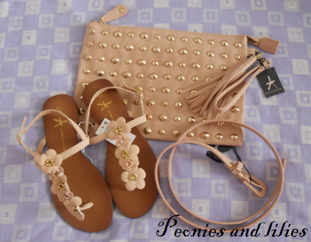 Primark haul, Primark haul march 2013, Primark studded clutch, Primark sandals, Primark belt