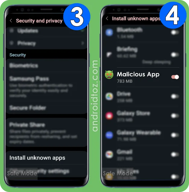 Check and Disable 'Install Unknown Apps' Access on Samsung (2)