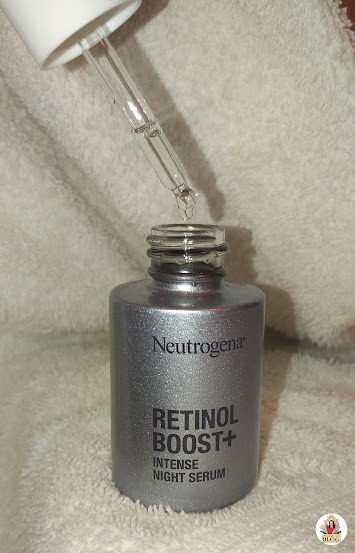 Intenzívna nočná starostlivosť Neutrogena Retinol Boost Intense Night Serum obsahuje čistý retinol, ktorý účinne pôsobí proti viditeľným známkam starnutia pleti. Kým budete spať, starostlivosť pleť intenzívne vyživí a obnoví. Po 8 týždňoch používania sú jemné linky a vrásky zredukované a tvár je znateľne pevnejšia.