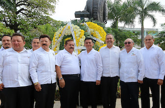 Fredy Marrufo encabeza conmemoración del CCX Aniversario del Natalicio del “Benemérito de las Américas” Benito Juárez García