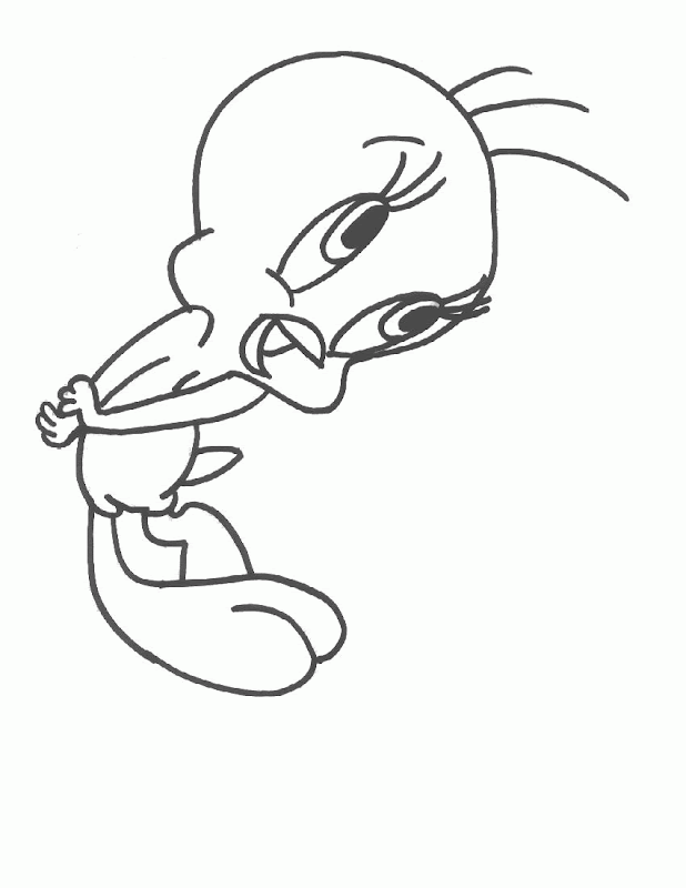 Baby Tweety Disney Coloring Pages title=