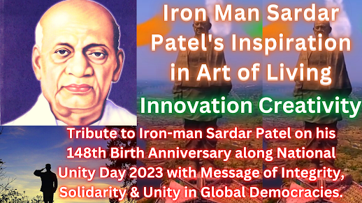 Iron Man Sardar Patel's Inspiration in Art of Living